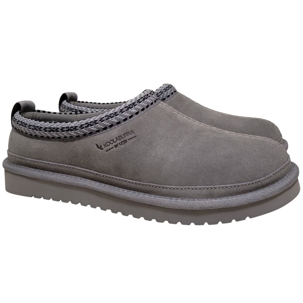 Koolaburra by UGG Men Burree Slip On Clog Slippers Size US 8M Grey Suede
